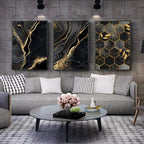 Norév Abstract Art Print Wall Art Decor Black White