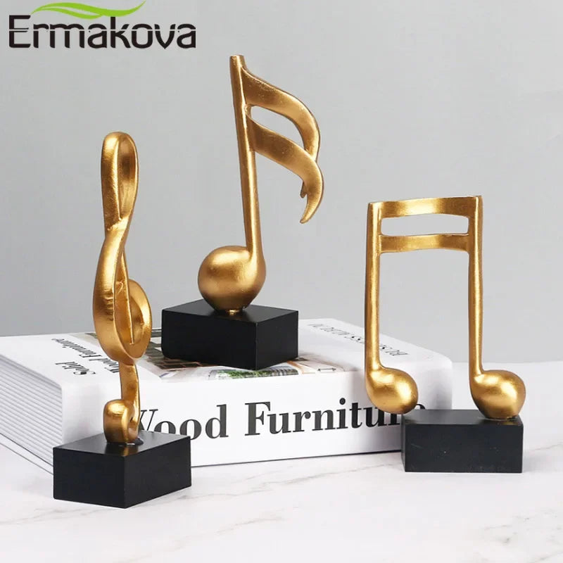 Norév Musical Sculpture Statue Music Note