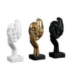 Norév Resin Abstract Mask Statues European Miniature