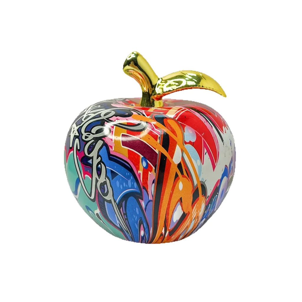 Norév European Painting Graffiti Apple Art Sculpture Fruit