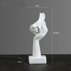 Norév Resin Abstract Mask Statues European Miniature
