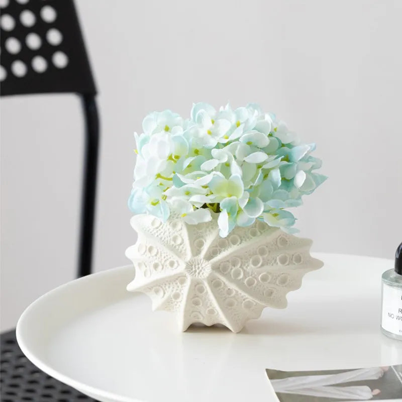 Norév Ceramic Vase Sea Urchin Shape Figurines