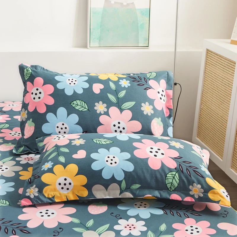 Floral Print Pillowcase Set