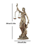 Norév European Antique Bronze Greek Justice Goddess