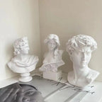 Norév  David Statue Head Portraits Mini Gypsum Michelangelo