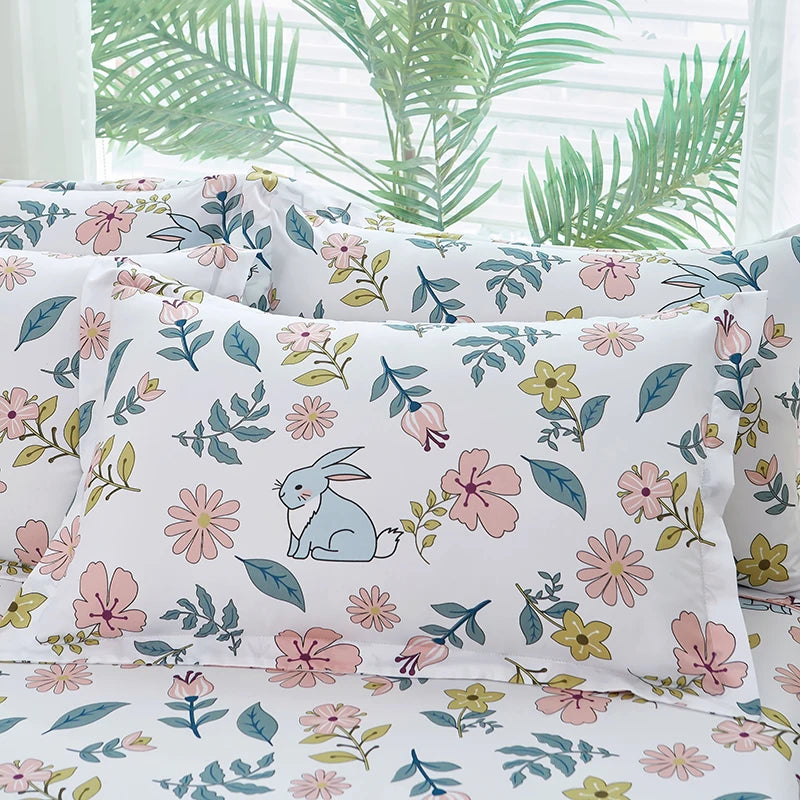 Floral Print Pillowcase Set