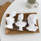 Norév  David Statue Head Portraits Mini Gypsum Michelangelo