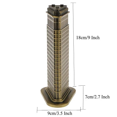 Norév Metal Architecture Figurine World Famous Landmark Building