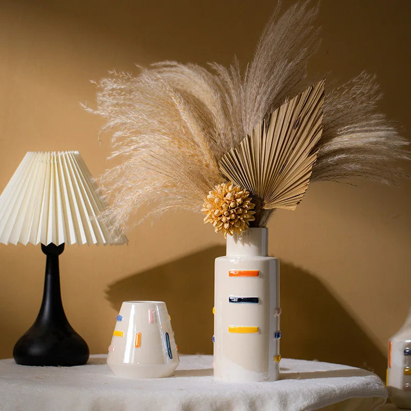 Norév Ceramic Dopamine Décor Vase Colorful