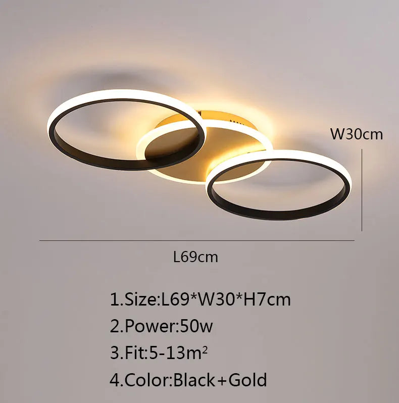 Guérip Modern Geometry LED Ceiling Light