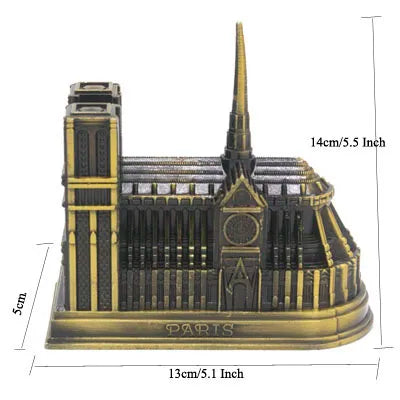 Norév Metal Architecture Figurine World Famous Landmark Building