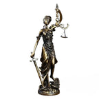 Norév European Antique Bronze Greek Justice Goddess