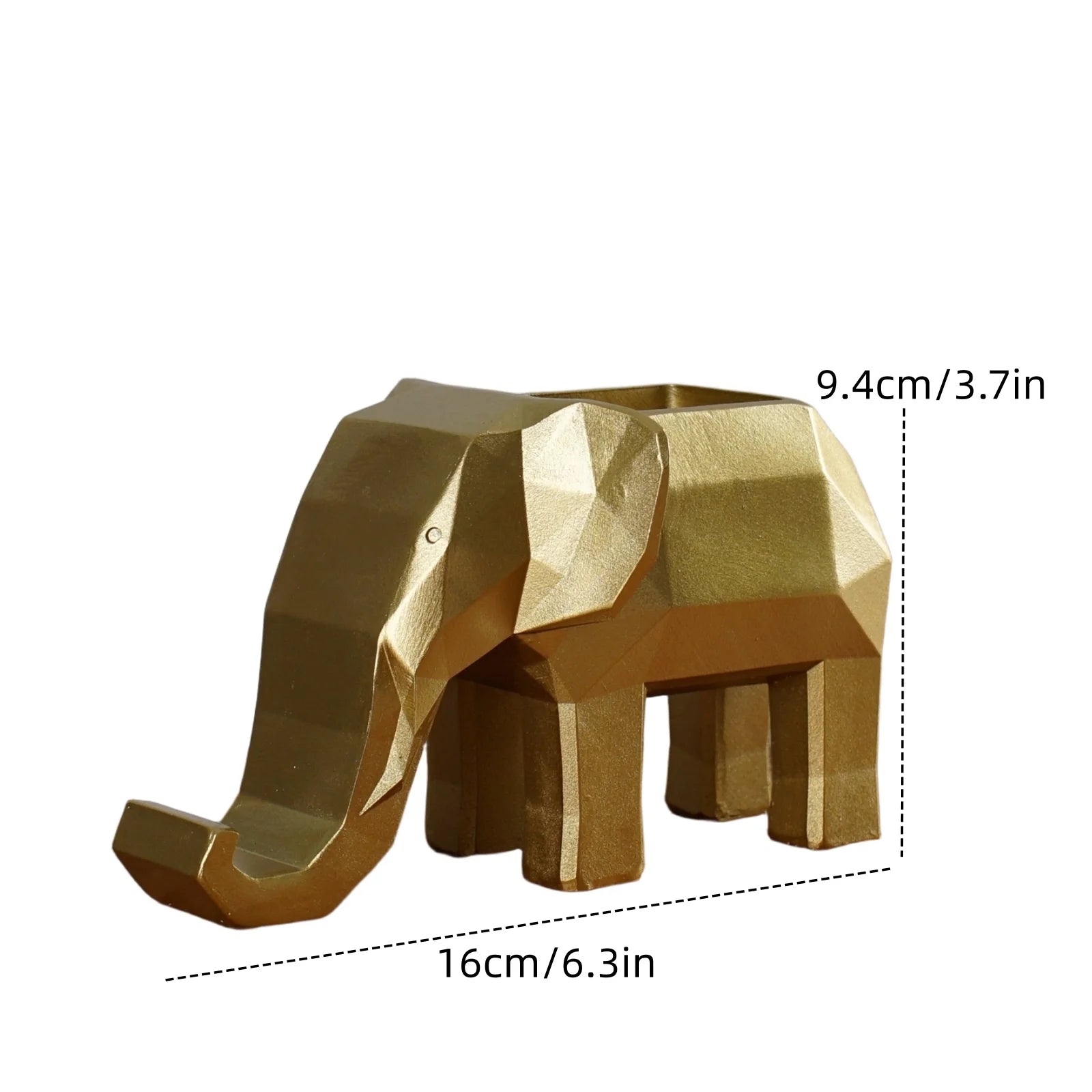 Guérip Geometric Elephant Desk Organizer