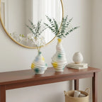 Norév Modern Wavy Ceramic Vase Abstract Boho Nordic