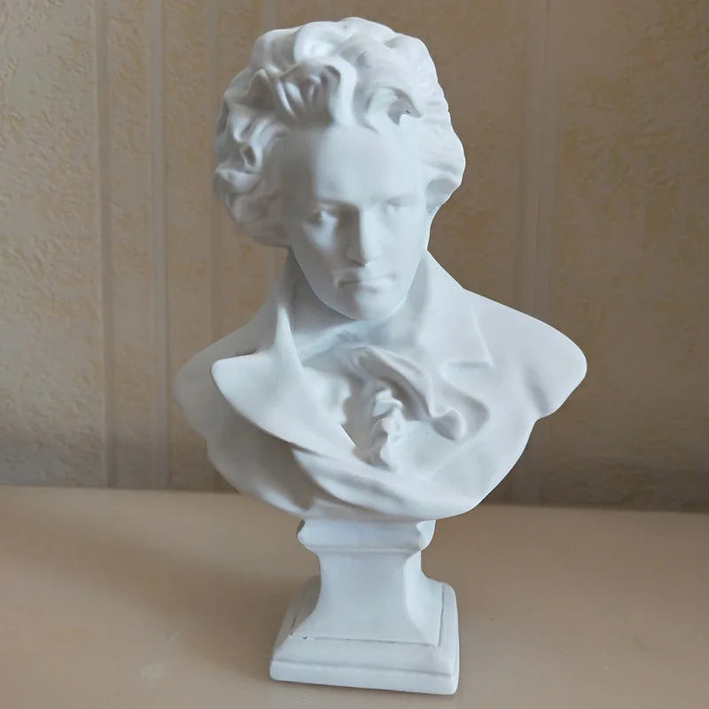 Norév  David Statue Head Portraits Mini Gypsum Michelangelo