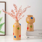 Norév Ceramic Vase Beige Pop Art