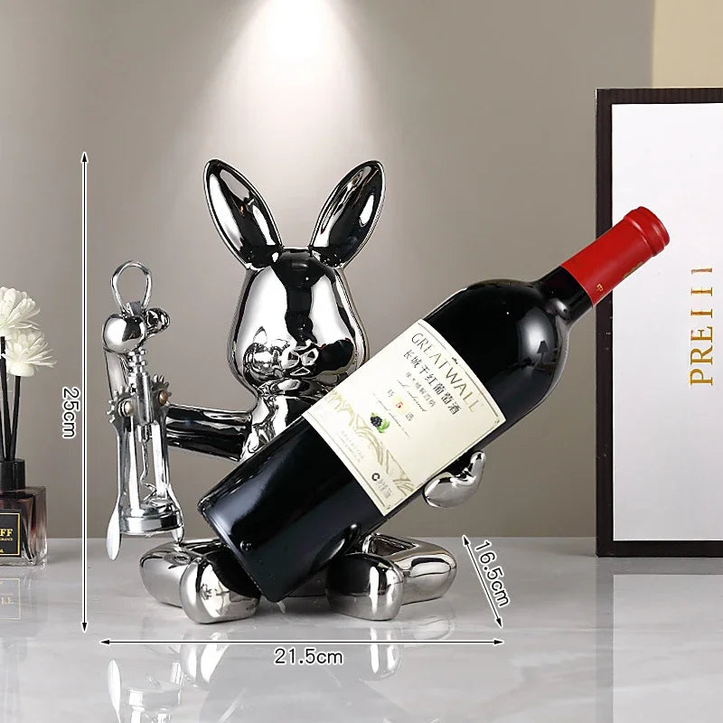 Guérip Whimsical Rabbit Wine Companion
