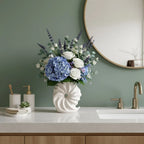 Norév Ocean Conch Shape Vase Simple Beige Ceramic