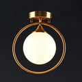 Guérip Halo Ring Glass Ceiling Light
