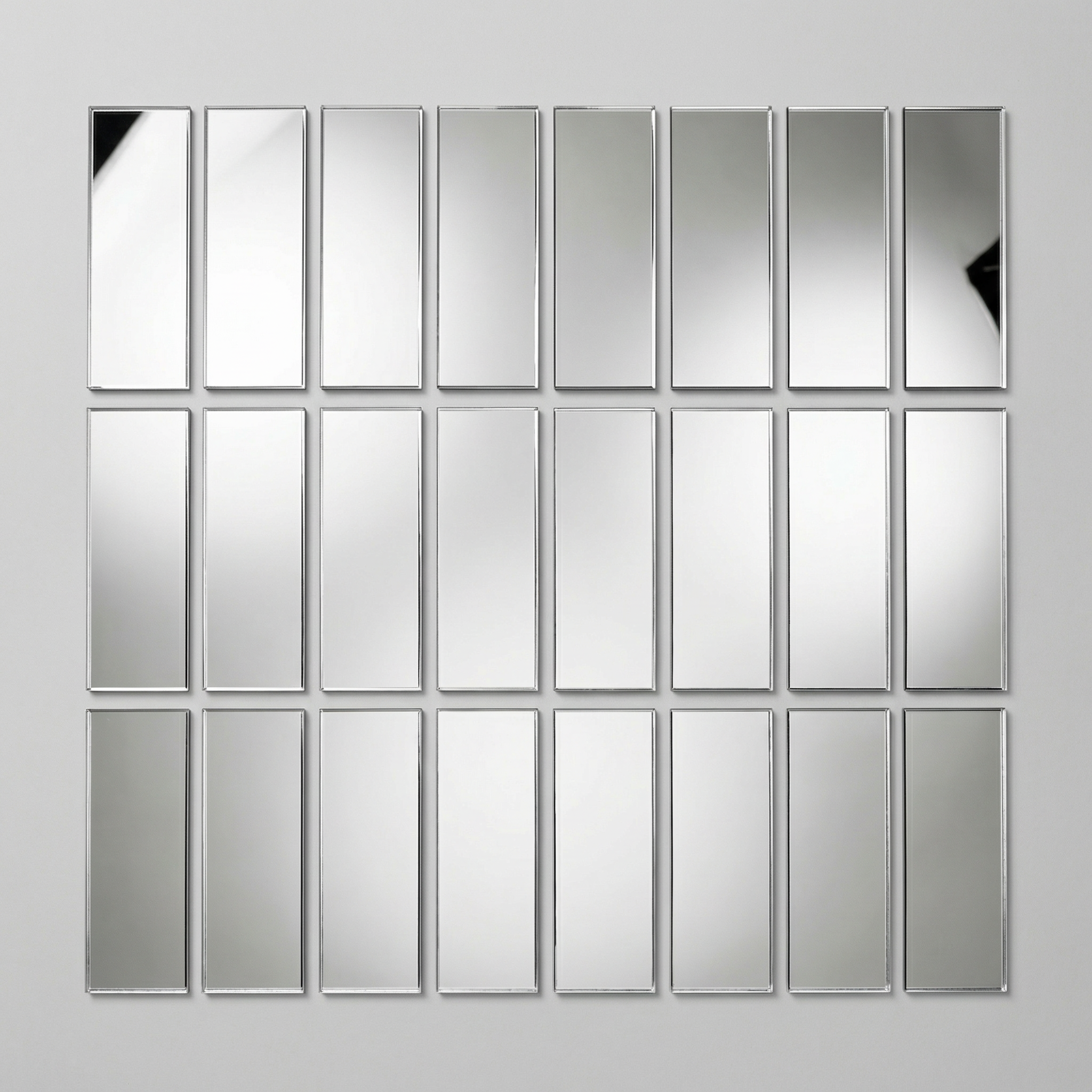 Modular Reflective Wall Strips Set