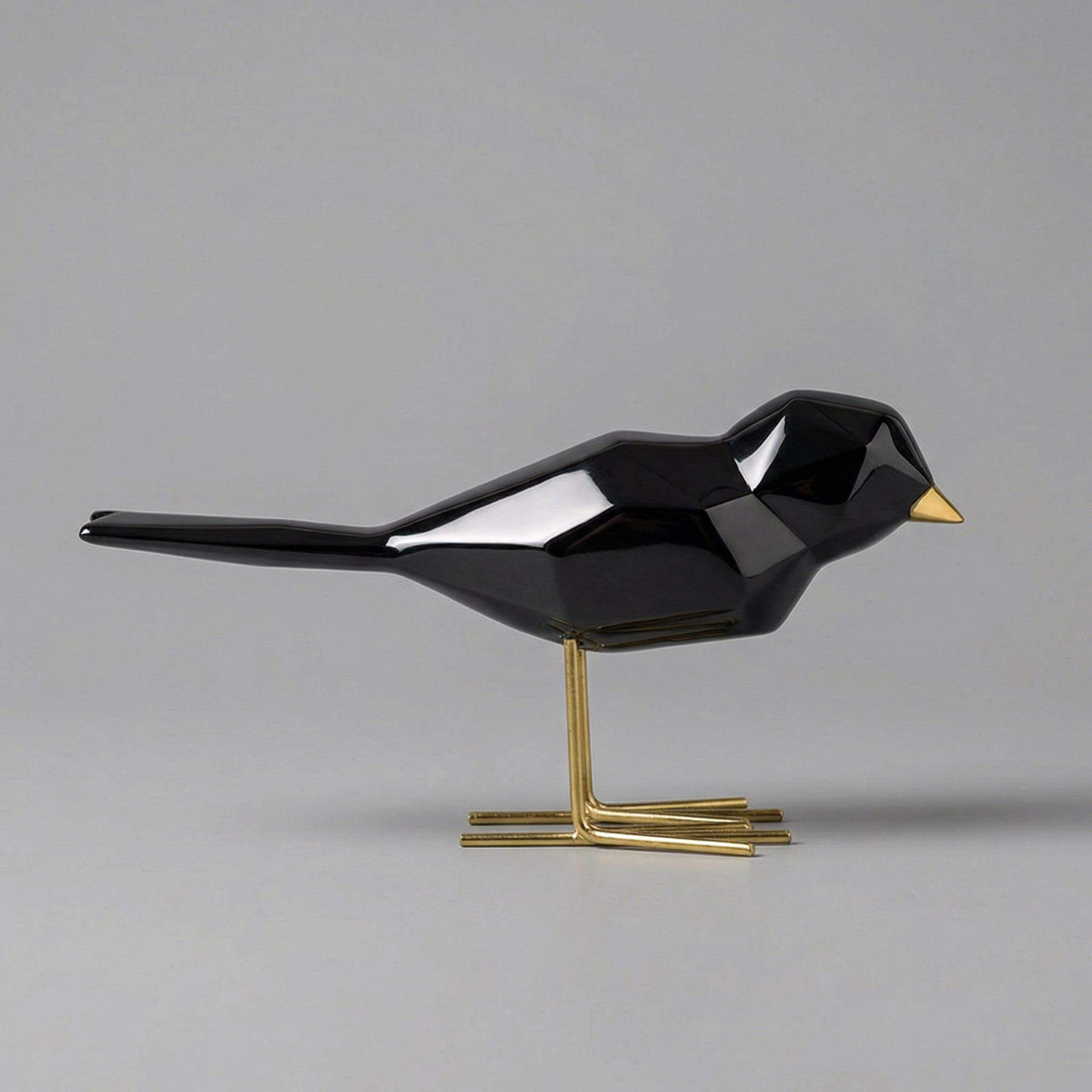 Geometric Bird Sculpture