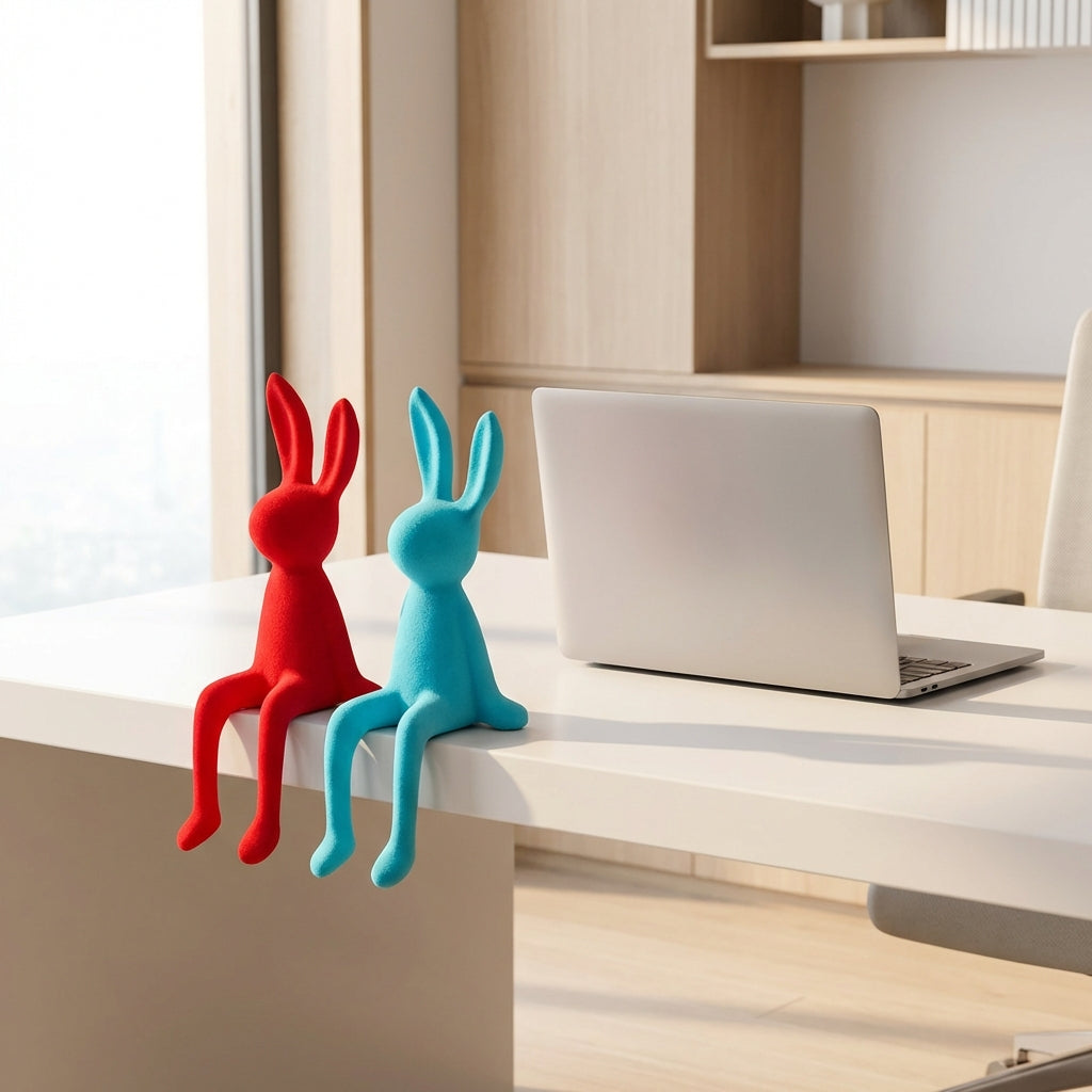 Long-Limbed Rabbit Decorative Figurine